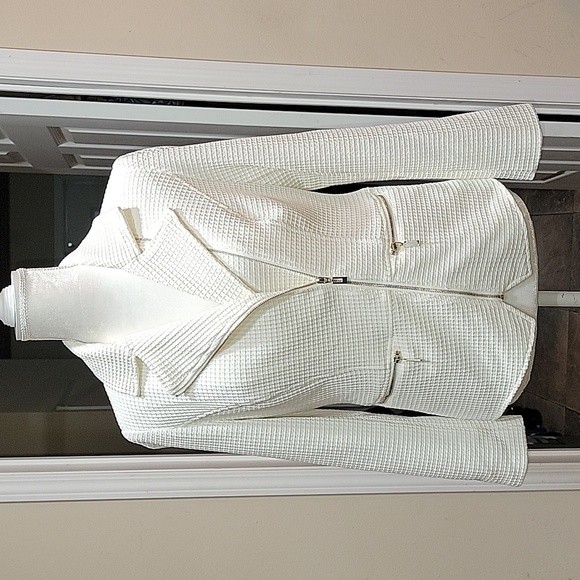 Chico's Jackets & Blazers - Chico's Textured Moto Style Jacket Women's Size 4